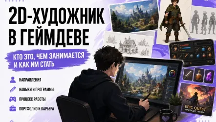 2D-художник в геймдеве: кто это, чем занимается и как им стать