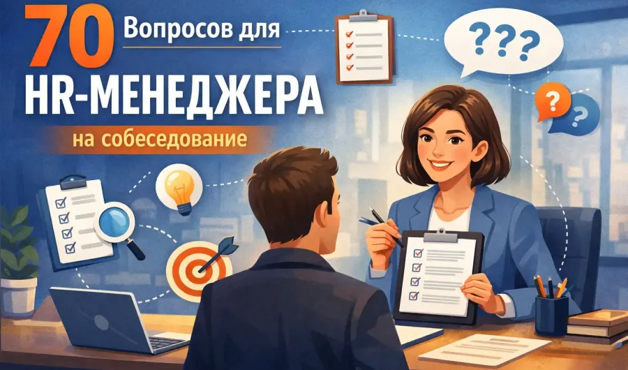 70 вопросов для HR‑менеджера на собеседование по разделам 70 вопросов для HR‑менеджера на собеседование по разделам