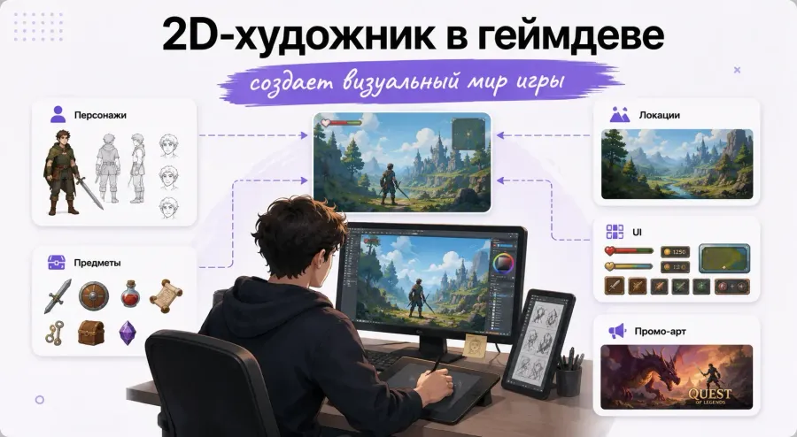 Что делает 2D-художник в геймдеве