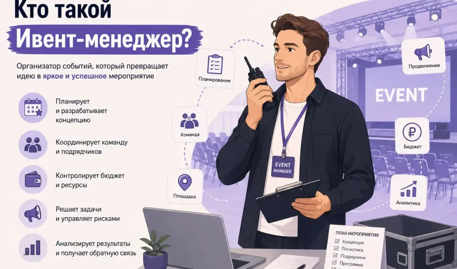 Кто такой ивент-менеджер и чем занимается: обязанности и зарплата
