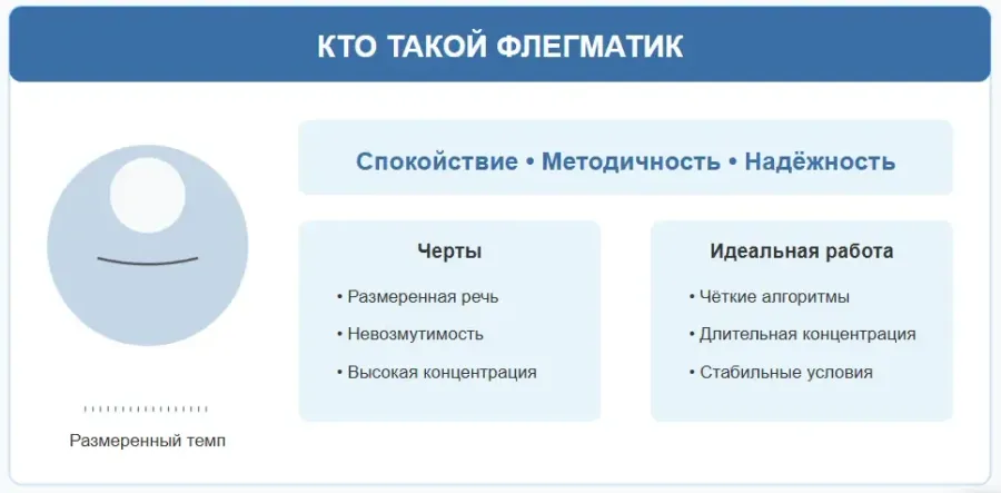 кто такой флегматик: профессии
