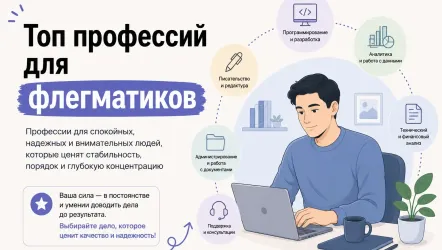 Топ-15 профессий для флегматиков: лучшие спокойные специальности Топ-15 профессий для флегматиков: лучшие спокойные специальности