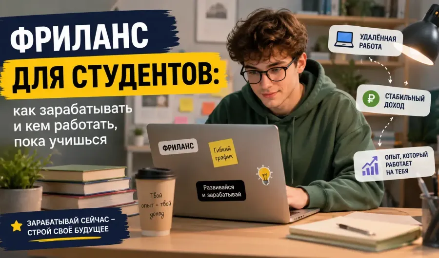 Фриланс для студентов: как начать и заработать в интернете без вложений 