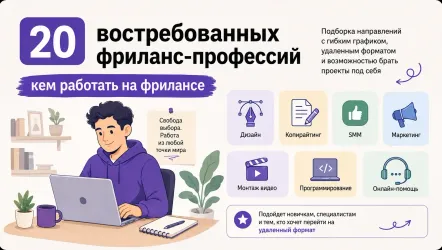 20 востребованных фриланс-профессий: кем работать на фрилансе 20 востребованных фриланс-профессий: кем работать на фрилансе