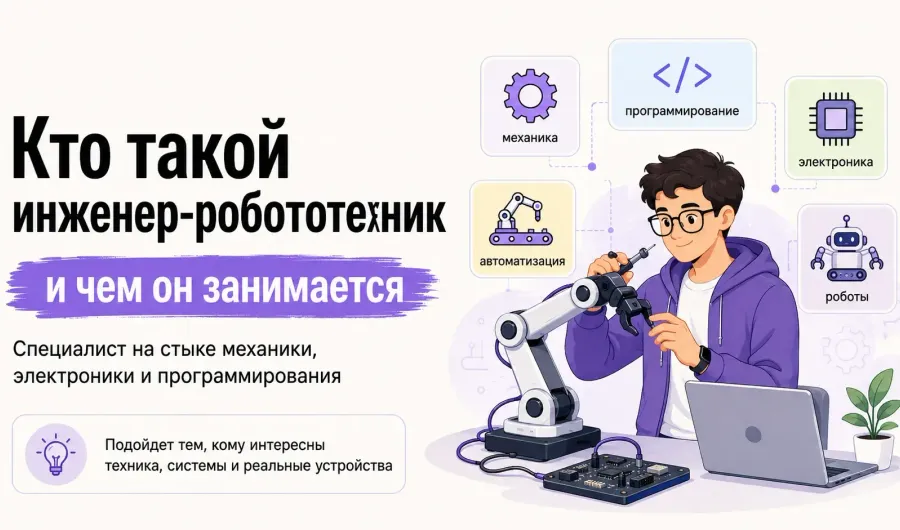 Кто такой инженер-робототехник: профессия, задачи и путь в отрасль Кто такой инженер-робототехник: профессия, задачи и путь в отрасль