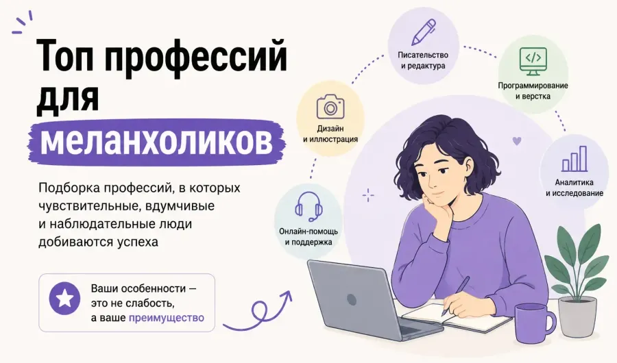 Список профессий для меланхоликов: как выбрать подходящую специальность