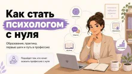 Как стать психологом с нуля: образование, практика и доход