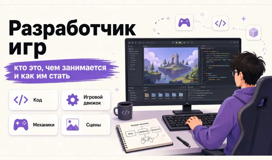 Разработчик игр: кто это, чем занимается и как им стать Разработчик игр: кто это, чем занимается и как им стать