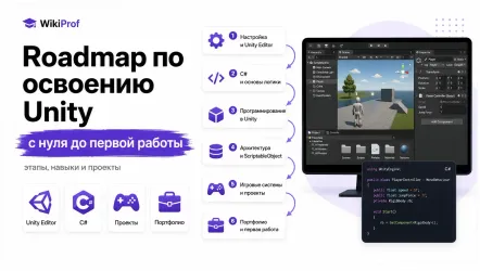 Roadmap по освоению Unity с нуля до первой работы