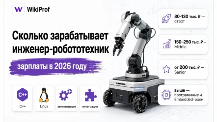 Зарплата инженера-робототехника в 2026 году: сколько платят в России
