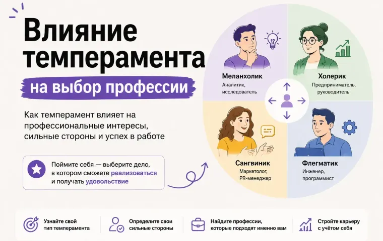Как темперамент влияет на выбор профессии