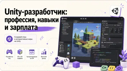 Unity-разработчик 2026: зарплаты, навыки и карьерные перспективы