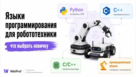 Языки программирования для робототехники: какие нужны и что выбрать Языки программирования для робототехники: какие нужны и что выбрать